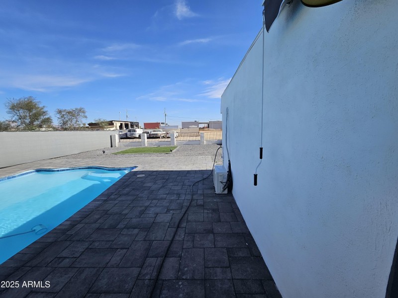 Pool side Back view