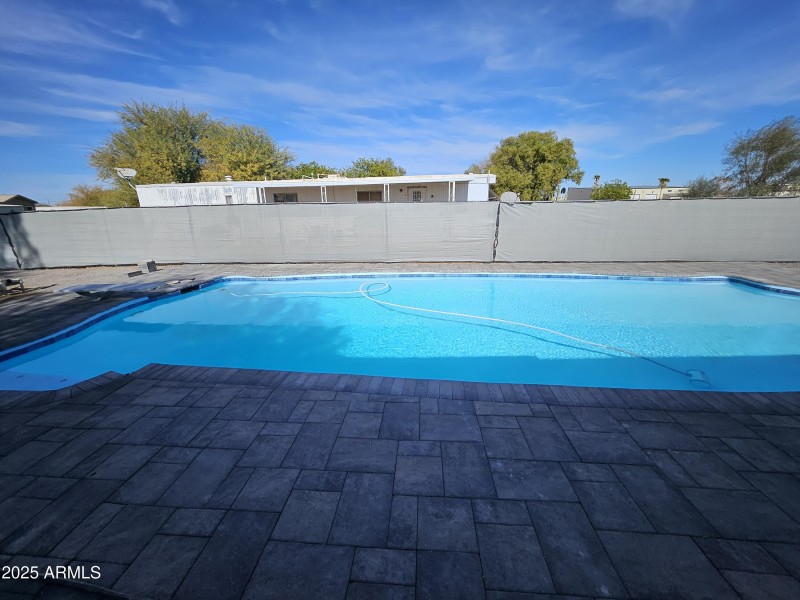 Pool side view