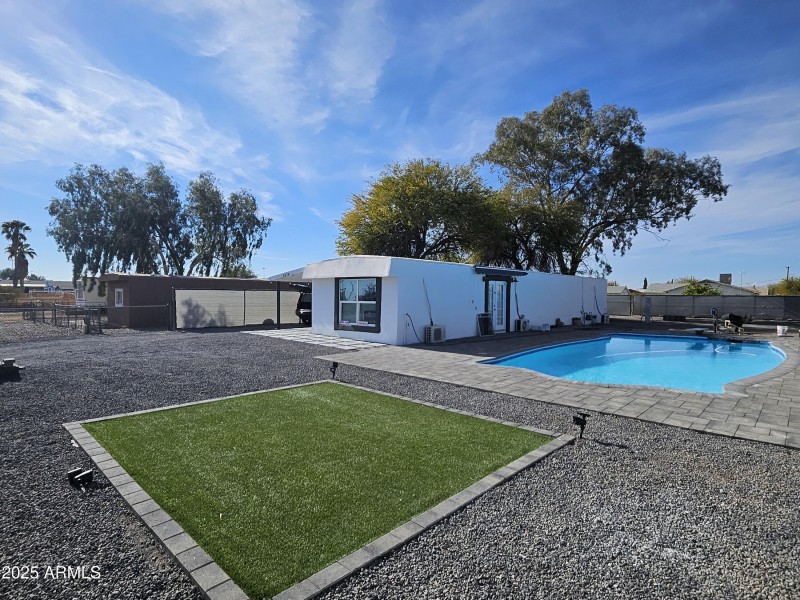 Front Yard pool