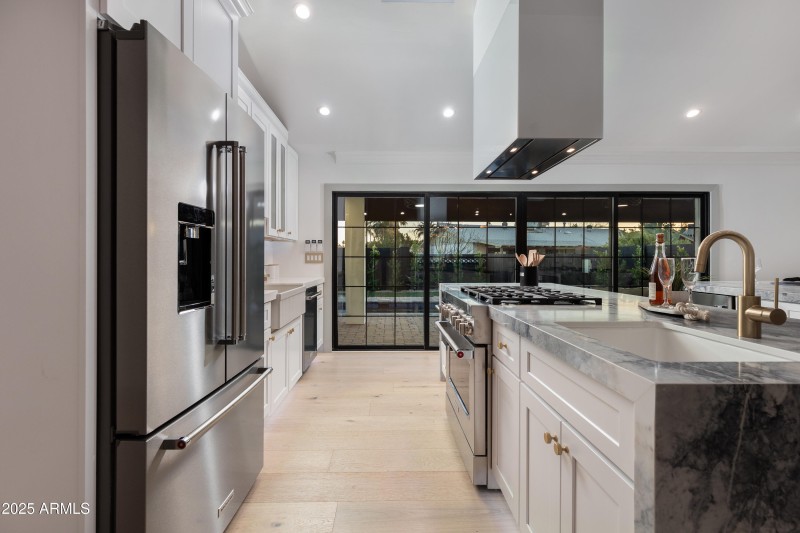 VIEW FROM THE KITCHEN