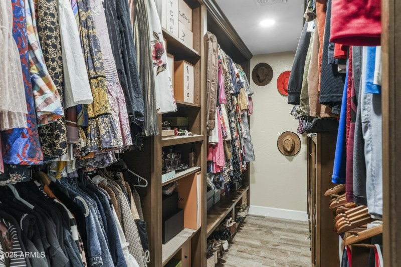 Spacious closet