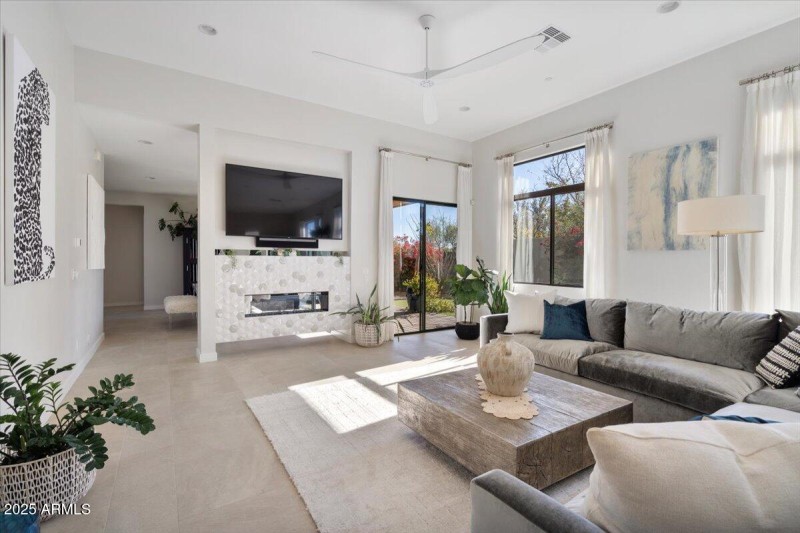See-Through Gas Fireplace