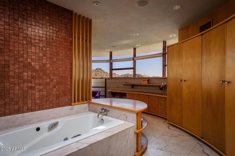 Primary bath and dressing area