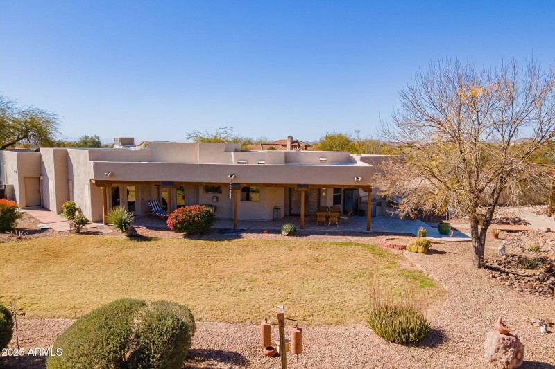 Aerial of Backyard