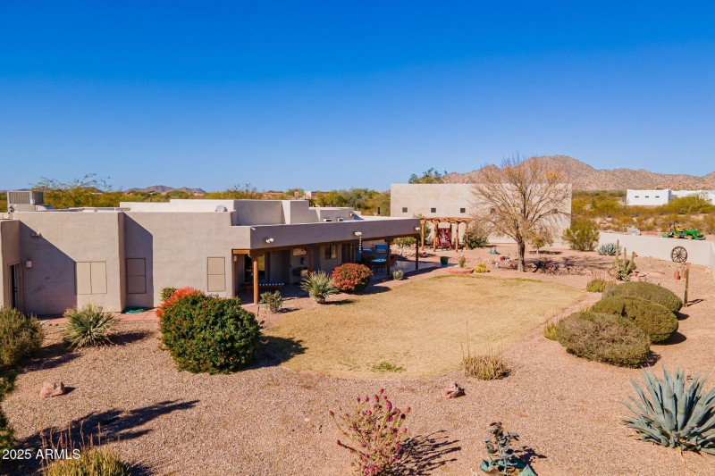 Aerial of Backyard