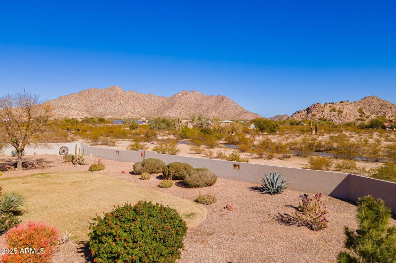 Aerial of Backyard