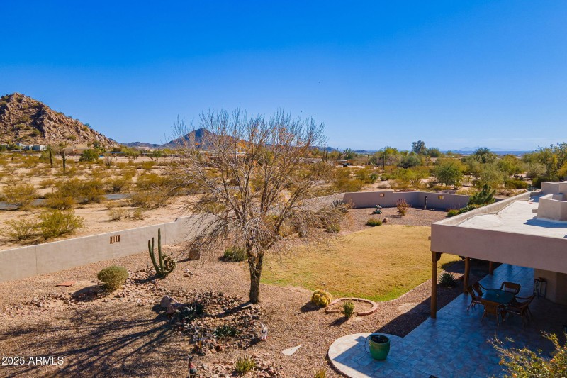 Aerial of Backyard