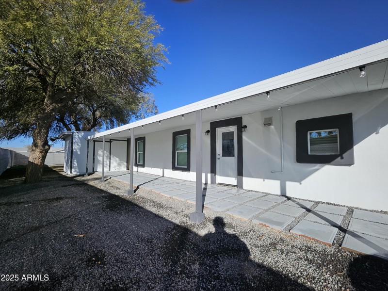 Outside Entrance House