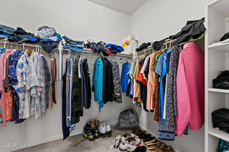 Large walk in closet