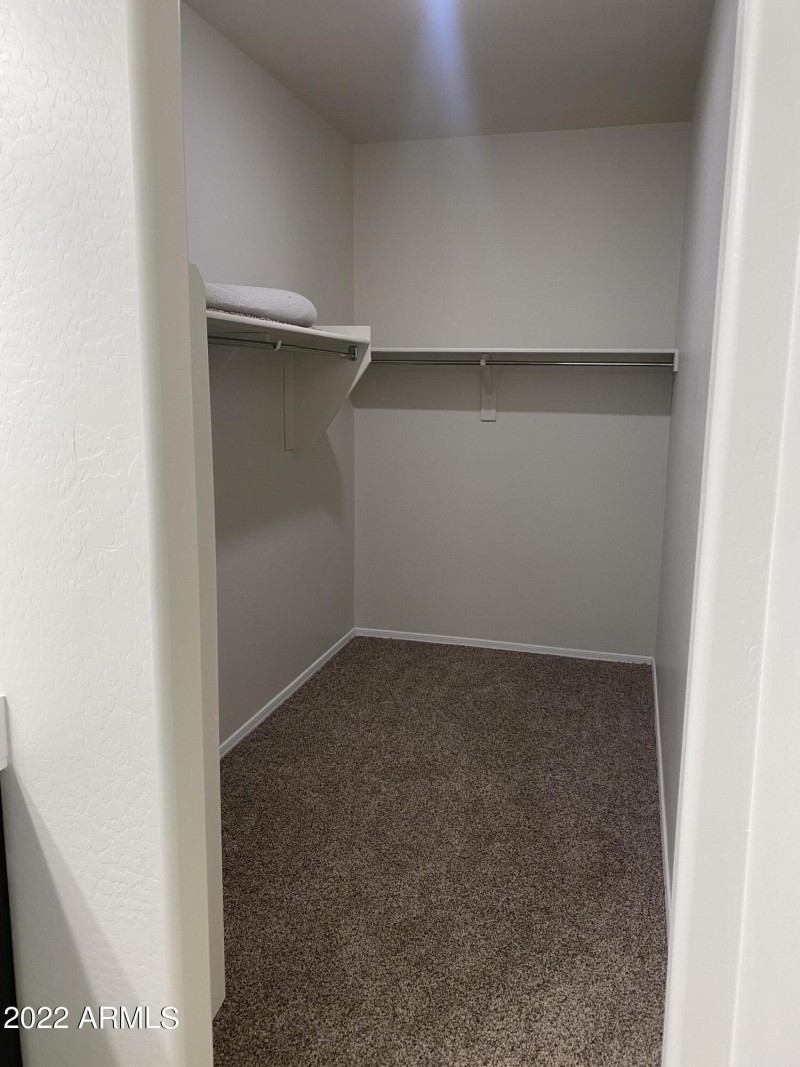 Master walk in closet