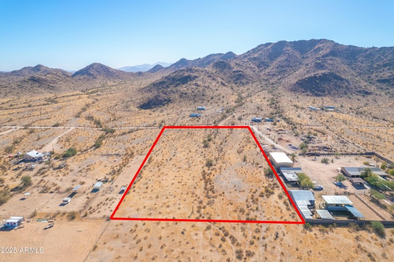 4.99 Acres Total Facing South