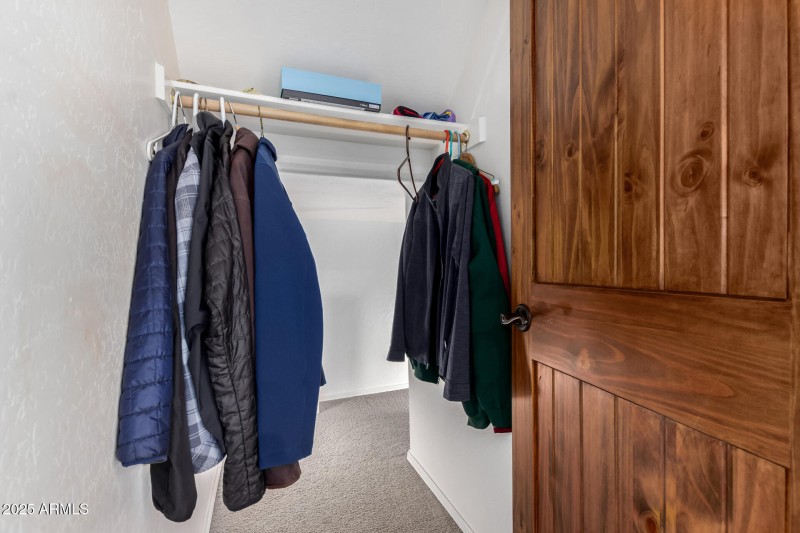 Downstairs Clothes closet