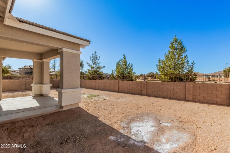 Rear view backs to common area