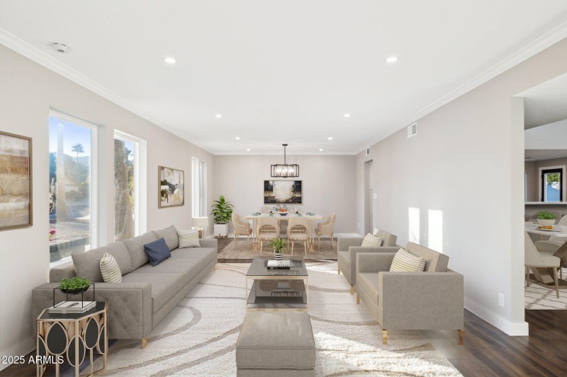 Elegant Living Room Setting