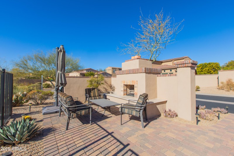 Community BBQ and Fireplace