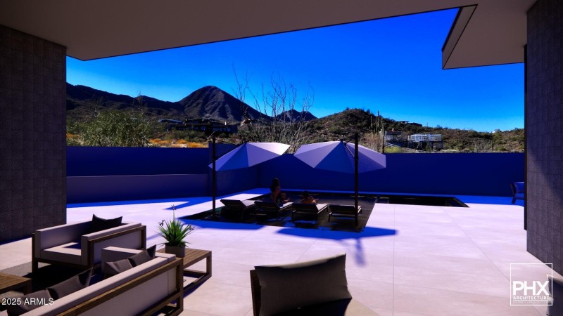 Back patio rendering