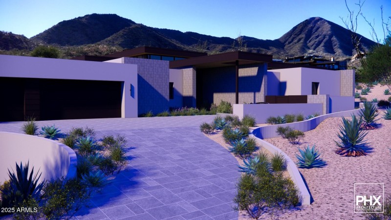 Front elevation rendering