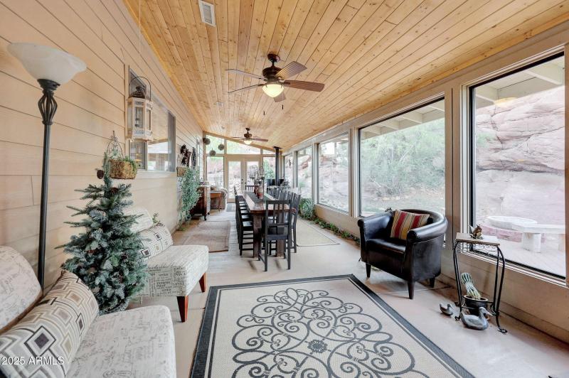 Rock House Inclosed Patio