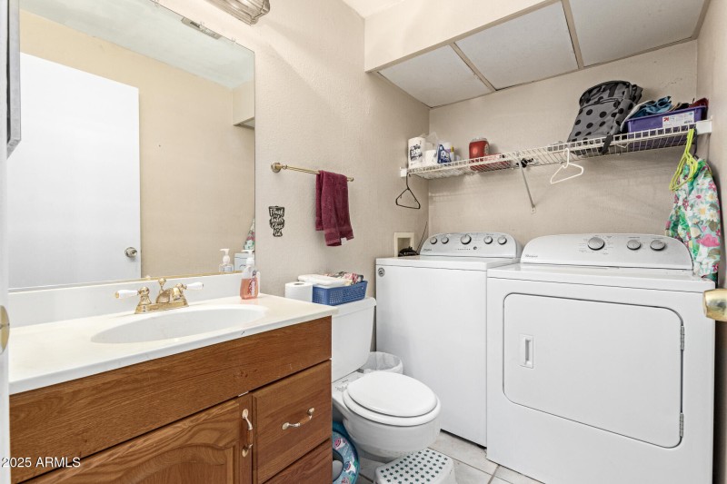 Laundry and Secondary Bath