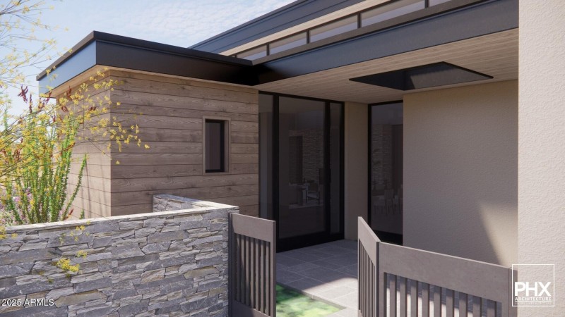 Front entry rendering