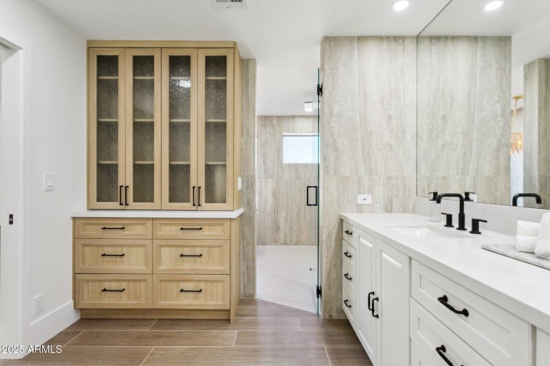 Custom designed cabinetry