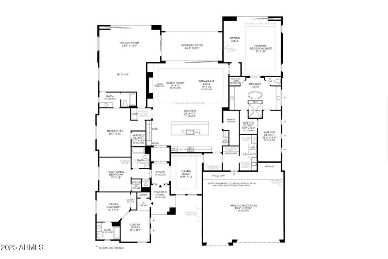 Floor plan garage right