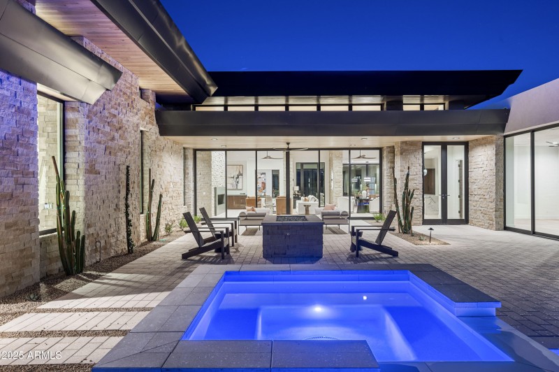 Spa and Fire Feature
