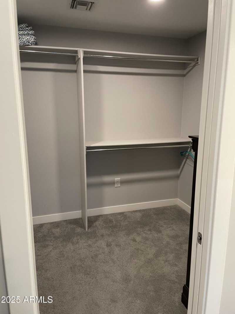 Primary walk-in closet
