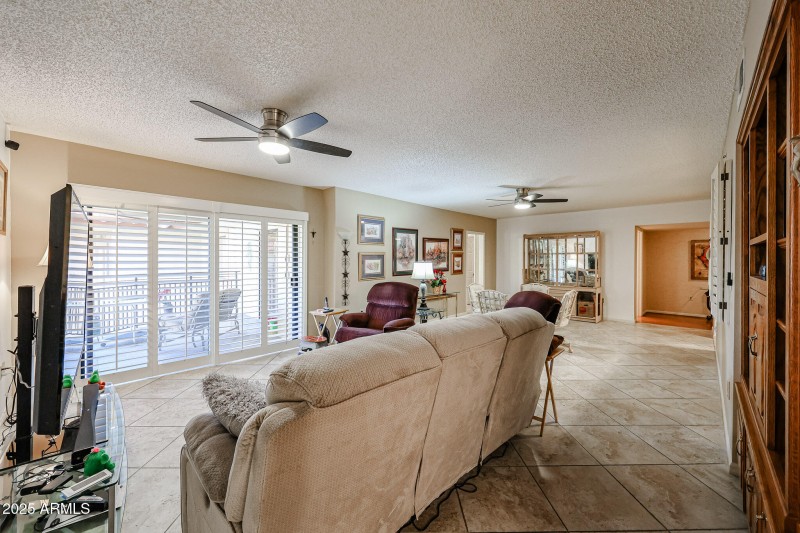 Shutters on sliding glass patio doors