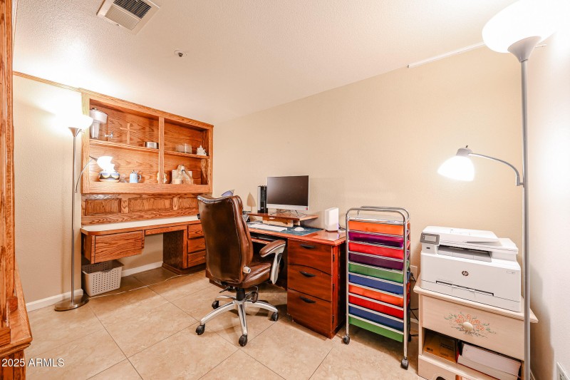 Cozy den area for a private workspace