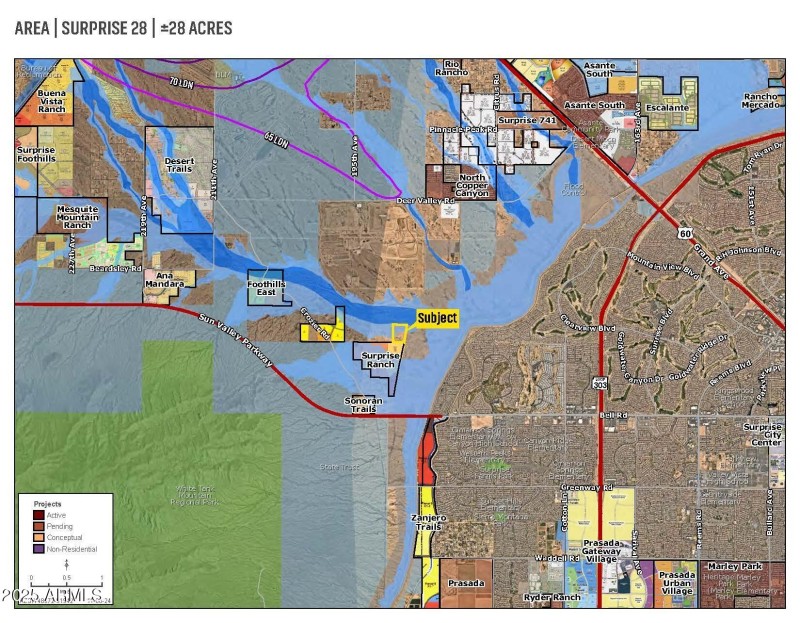 AZSW48572 Area Map
