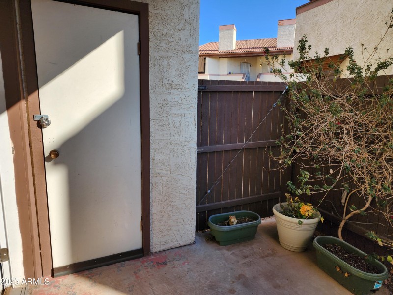 PATIO STORAGE DOOR