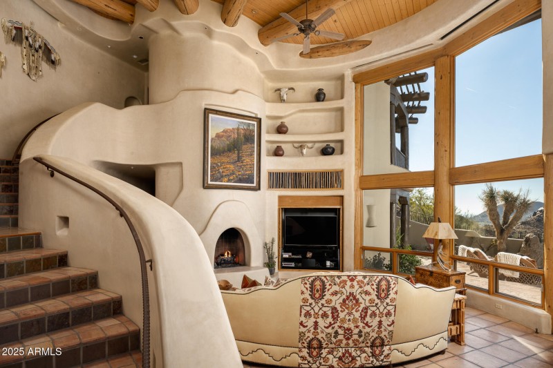 Cozy Hearth & Grand Fireplace