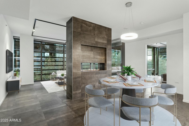 Dining Area-Virtual Staged