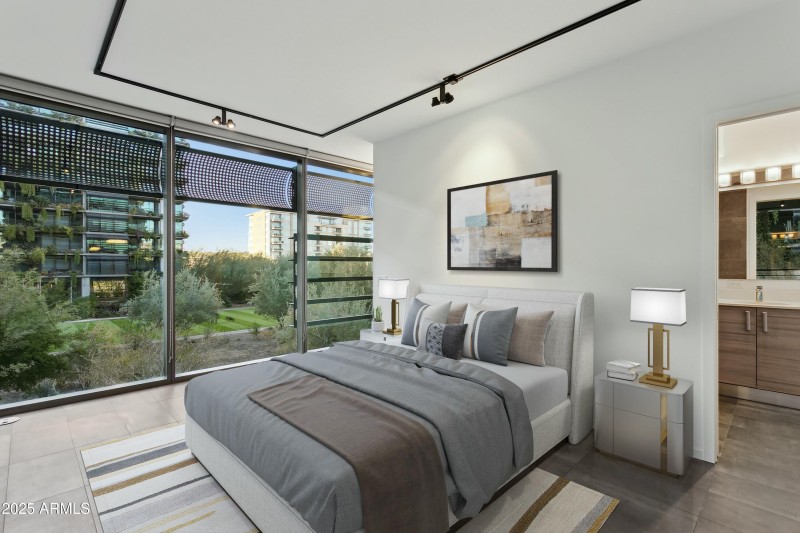 Primary Suite-Virtualy Staged