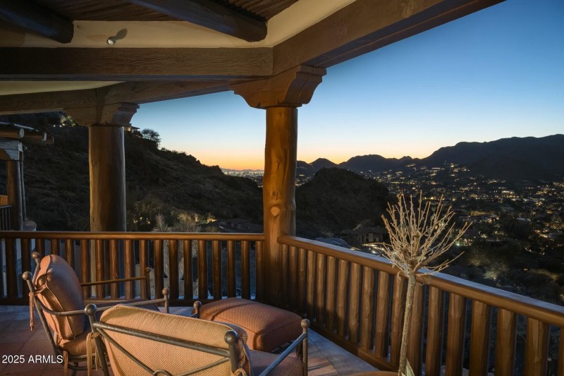 Twilight Views from Private Patio