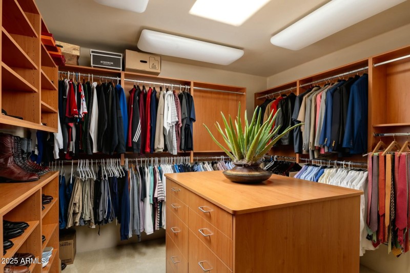 Dual Closets with Custom Built-Ins