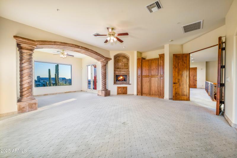 Primary Suite with fireplace