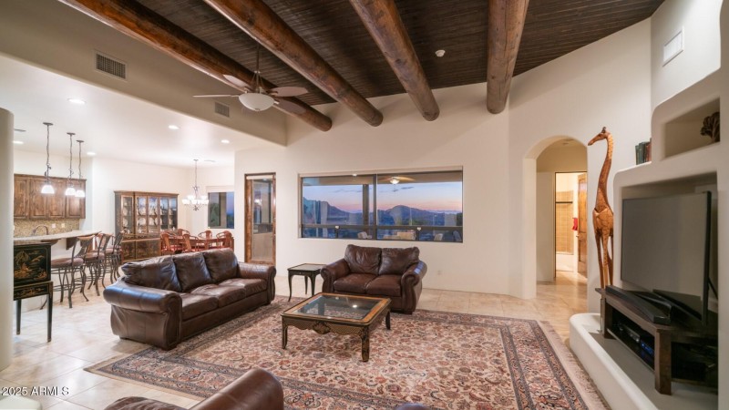 Living Room View Sunset