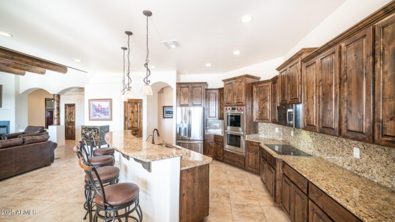 Kitchen and Living Room