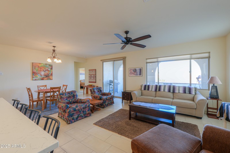 Great room & dining area