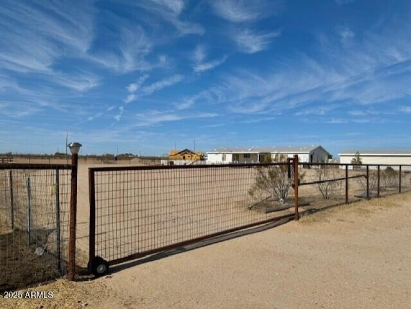 RV Gate east side of lot