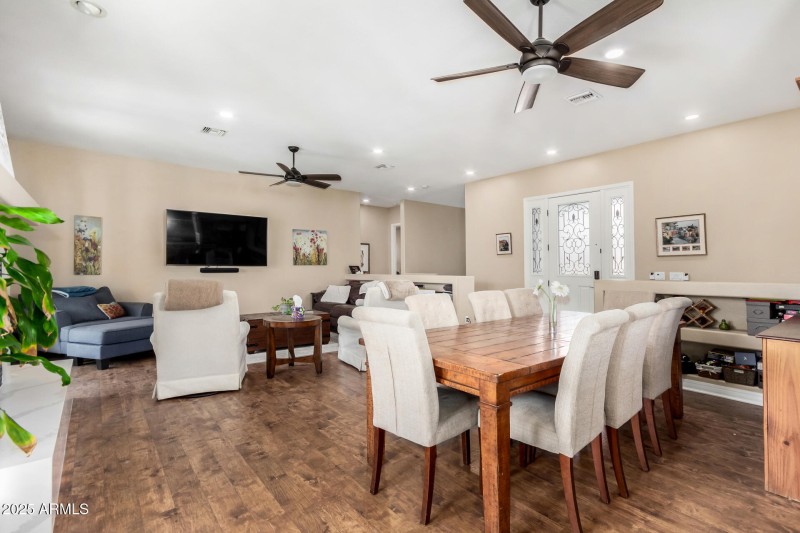 Dining to Living Room