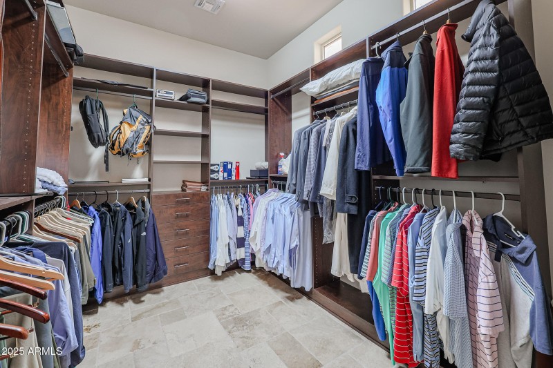 Primary Closet w/ Built-Ins
