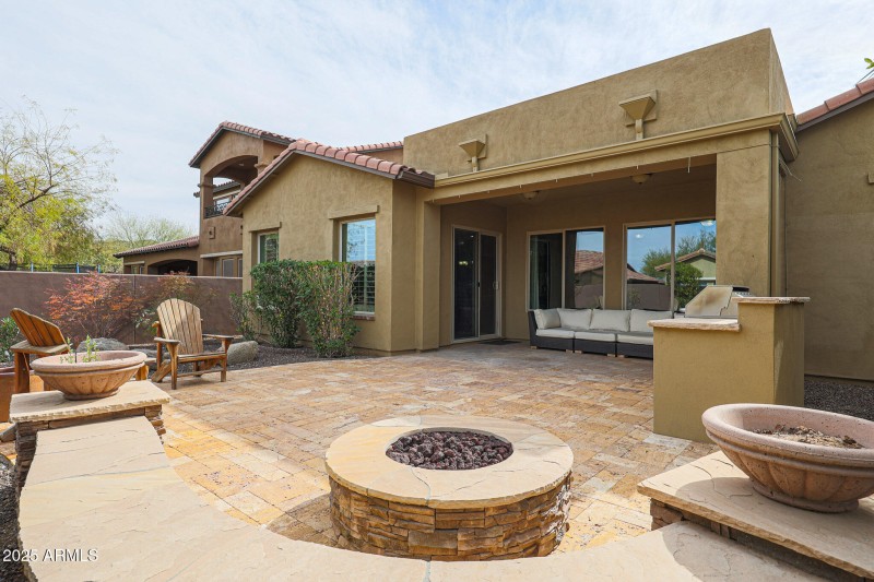 Gas Firepit Seating Area