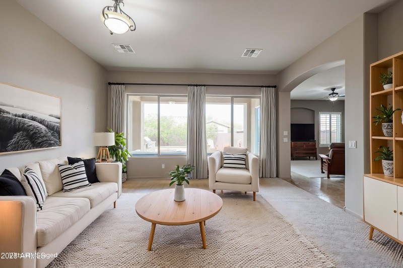Virtually Staged - Formal Living Area