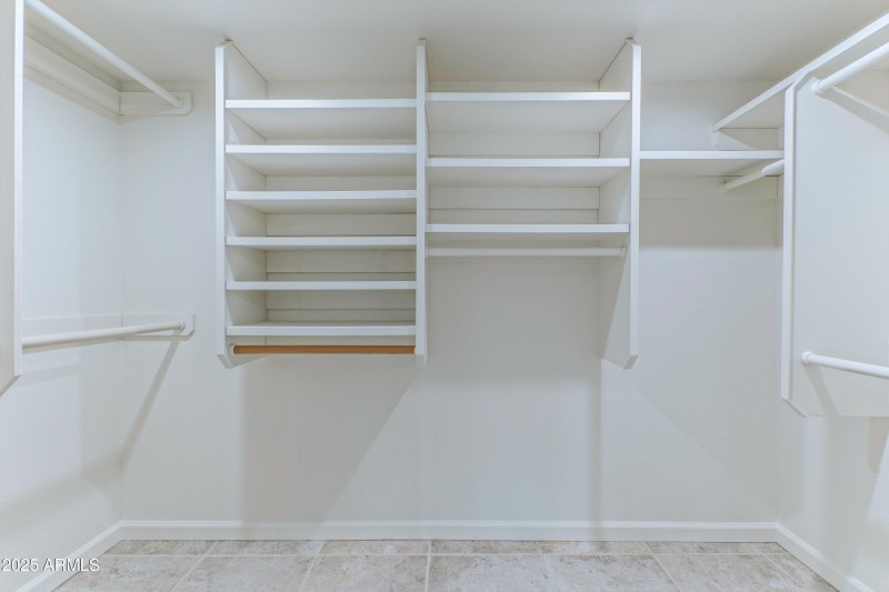Primary walk-in closet