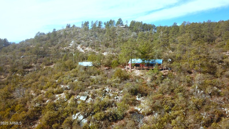 Secluded mountain cabin