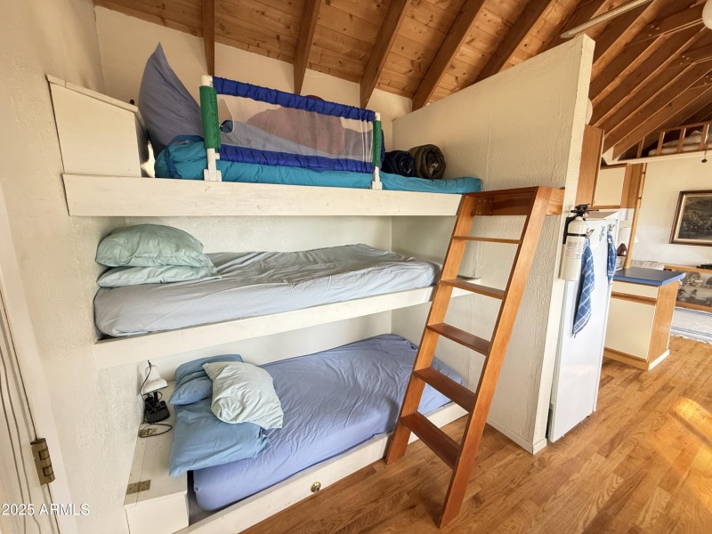 Built in bunk beds