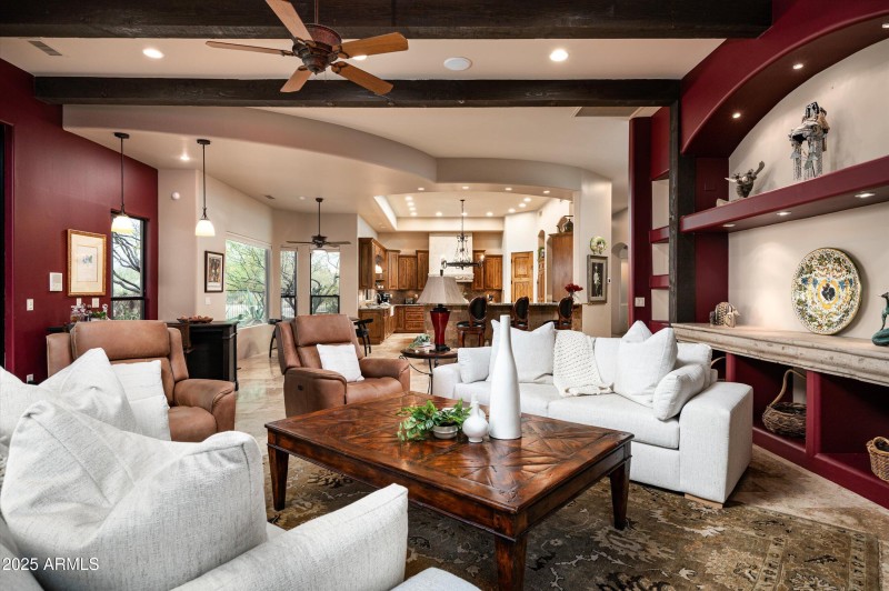 great room/kitchen